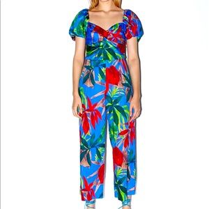 NWOT Floral Print Jumpsuit